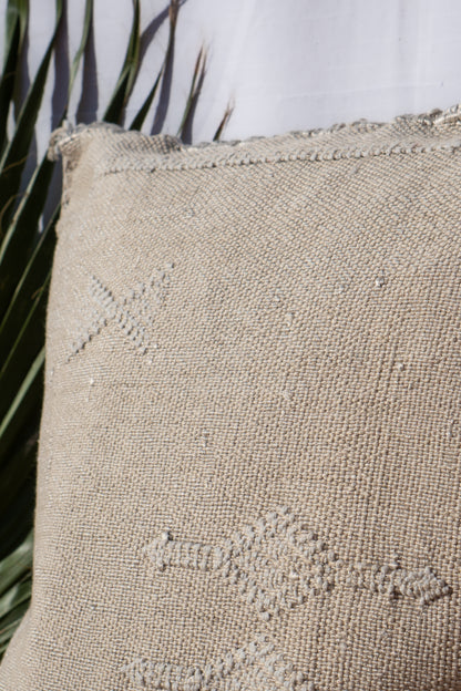 MOROCCAN CACTUS PILLOW | CREAM