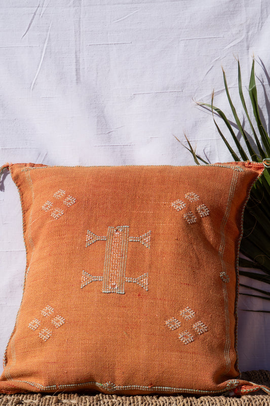 MOROCCAN CACTUS PILLOW | RUSTY