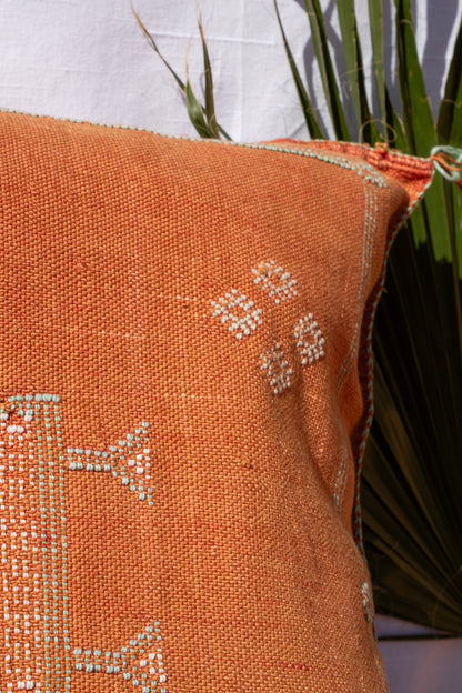MOROCCAN CACTUS PILLOW | RUSTY