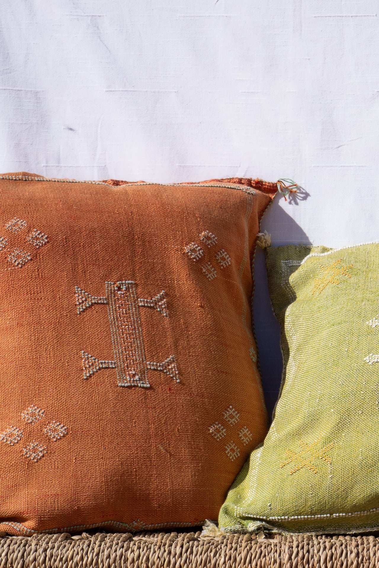 MOROCCAN CACTUS PILLOW | RUSTY