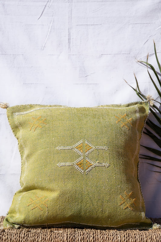MOROCCAN CACTUS PILLOW | KIWI