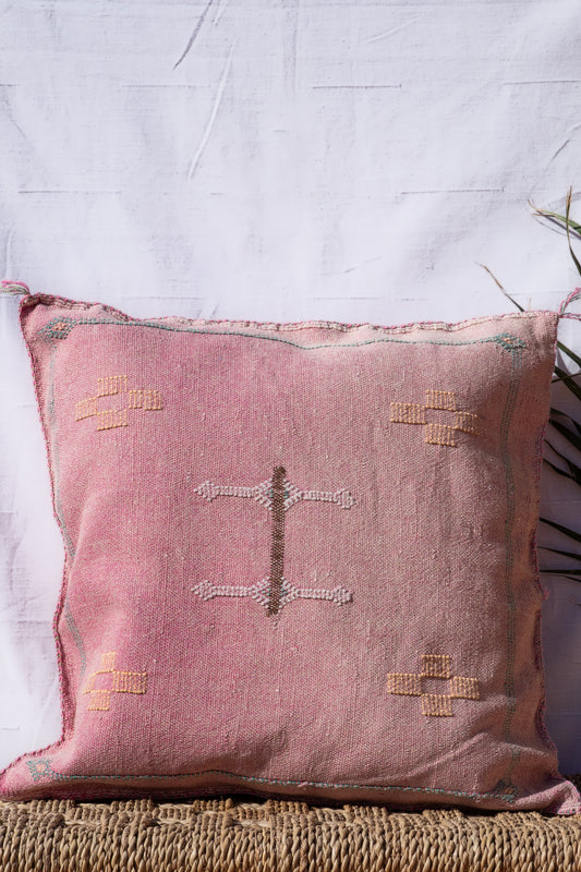 MOROCCAN CACTUS PILLOW | ROSE