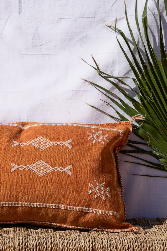 Moroccan Cactus Pillow | Rusty