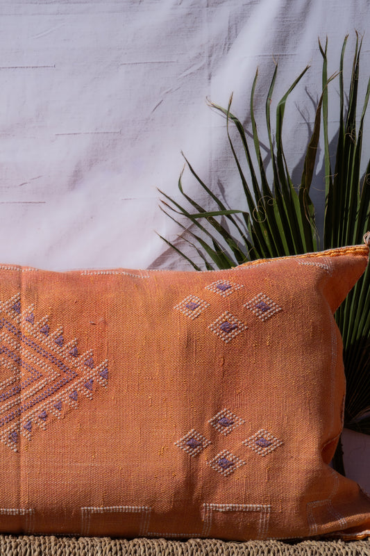 MOROCCAN CACTUS PILLOW | LIGHT TERRACOTTA