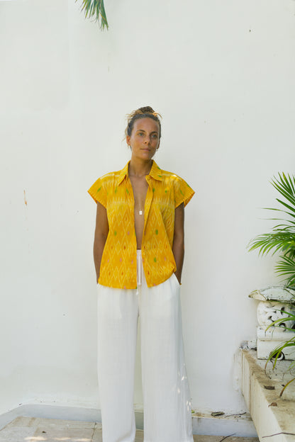 Sunny Cotton Top for Women Handmade in Bali