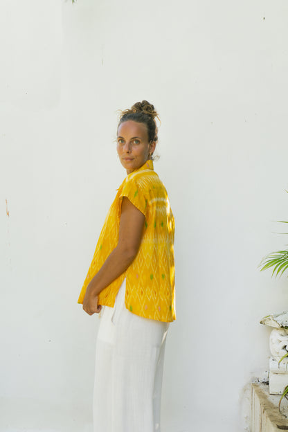 Loose fit Cotton Shirt for Women Summer Style from Bali